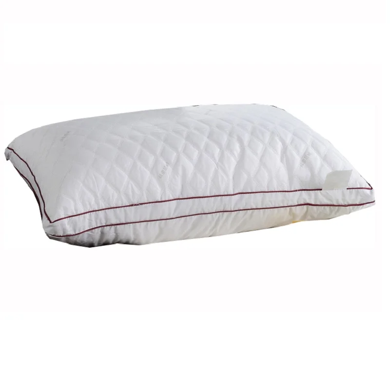 1 PC Double red line 48x74 см, рождественский подарок, Ортопедическая подушка для сна, для кровати, супер мягкое волокно, уменьшает боль в плечах, шее, здоровье, Шейная подушка - Цвет: 1 PC Double red line