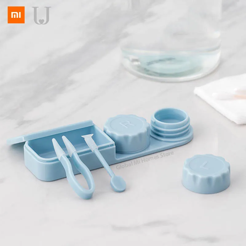 Xiaomi Mijia чехол для контактных линз двойная коробка портативный близорукость очки Уход Чистка коробка для хранения умный дом 43