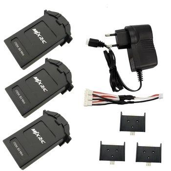 

7.4V 850mAh Lipo Battery + Charger for MJX B3 Mini Bugs 3Mini Brushless RC Quadcopter Spare Parts 7.4v Lithium Battery