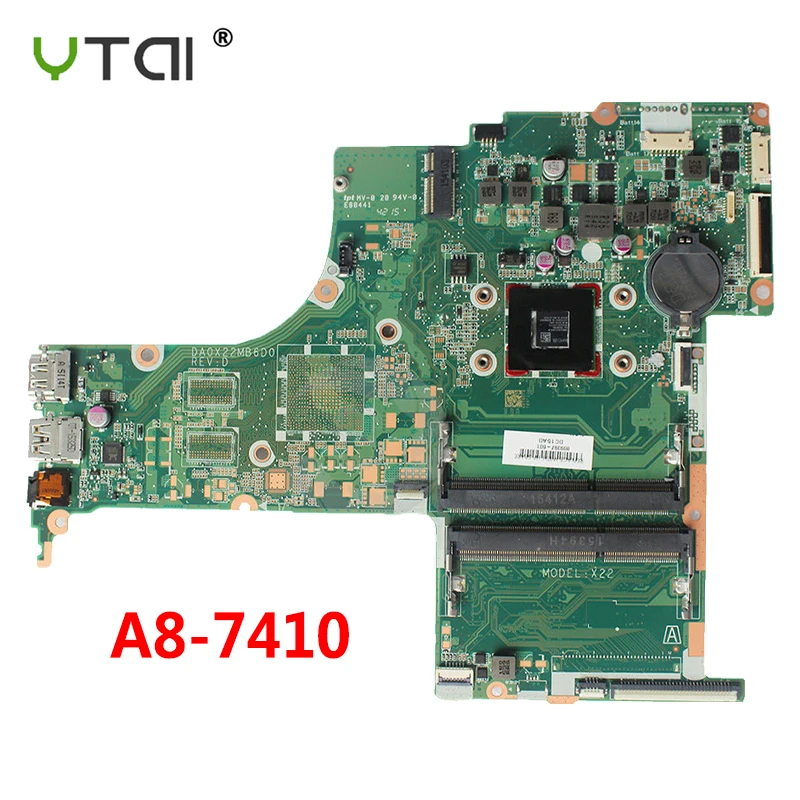 

DA0X22MB6D0 FOR HP Pavilion 15-ab motherboard A8-7410 CPU 809337-001 809337-501 100% test intact