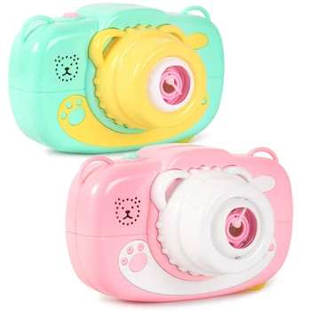 

Bubble Blowing Set for Kids Automatic Electric Light Music Toys Camera Soap Bubble Machine Outdoor Children Toys