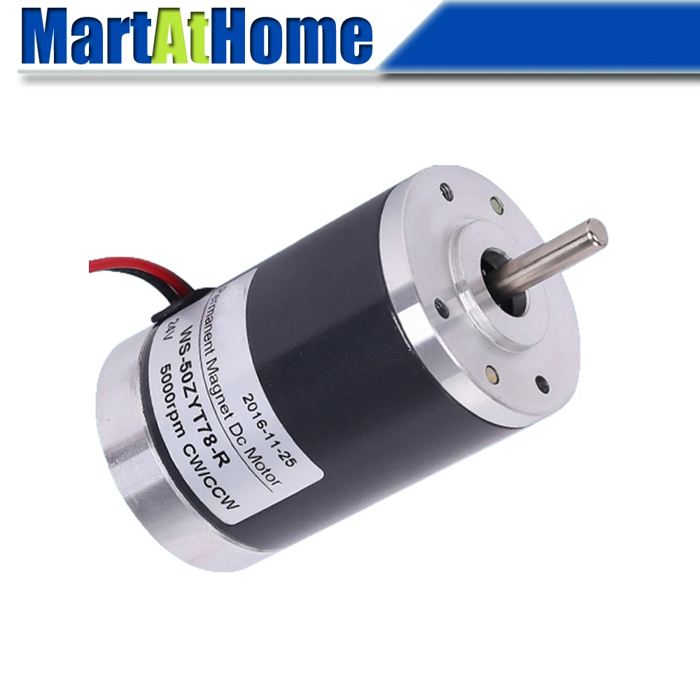 12V 24V Мини постоянный магнит DC мотор PMDC Поддержка положительный и отрицательный, Скорость регулирования 2000~ 6000 об/мин с кронштейном