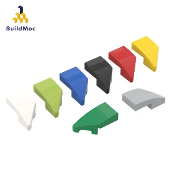 

BuildMOC 29120 1x2 wedge-shaped arc panel (left) ldd29120 Brick For Building Blocks Parts DIY Educational Tech Parts Toys