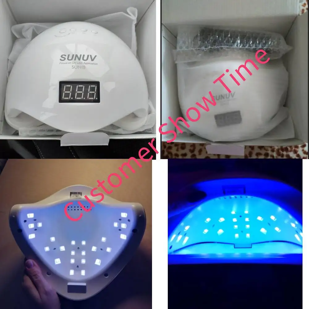 SUNUV SUN5 Plus 48W UV Led Lamp Nail Dryer For Curing All Types Gel 99s Low Heat 36 Leds UV Lamp for Two Hands Nail Art Machine (6)