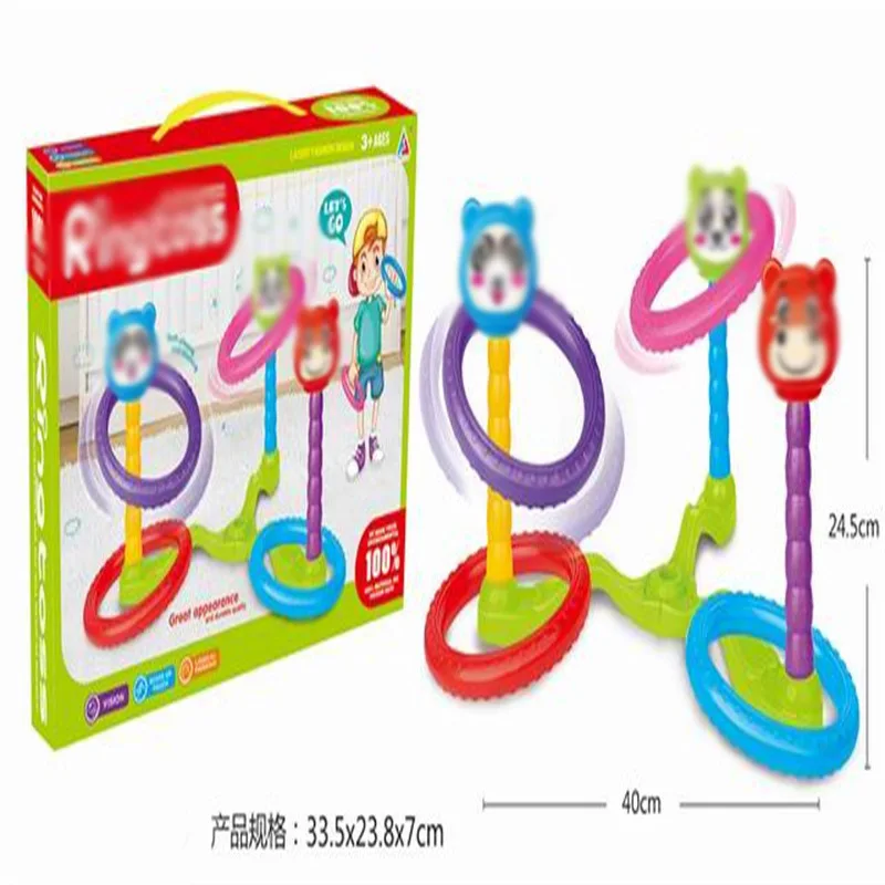 Животное Ringtoss детский сад деятельности бросать круг игра детская игрушка пластиковые метания кольцо