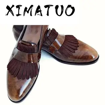 

Men Pu Leather Shoes Lace Up Casual Shoes Dress Shoes Brogue Shoes Spring Ankle Boots Vintage Classic Male Casual AB600