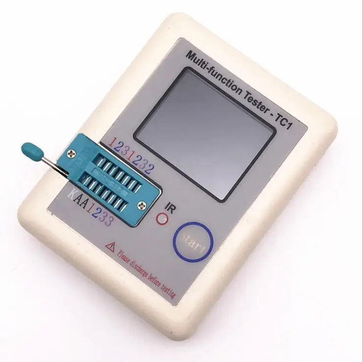 Transistor Tester 1.8 inch Display Multi function LCR TC1 Detector for Diode Triode Capacitor Resistor NPN PNP LCR TC1 004|Integrated Circuits| - AliExpress