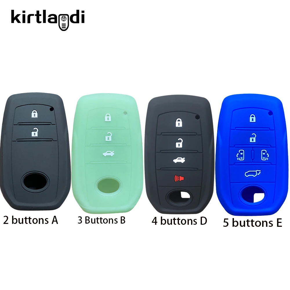 2/3/4/5buttons Remote Key Fob For Toyota Camry Land Cruiser Prado 150 Mark X Venza Fortuner Rav4