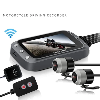 

Camera And Rear Lens Dashcam Full HD 1920x1080 With Wifi Motorcycle GPS Driving Recorder DVR For Motorcycle Camera