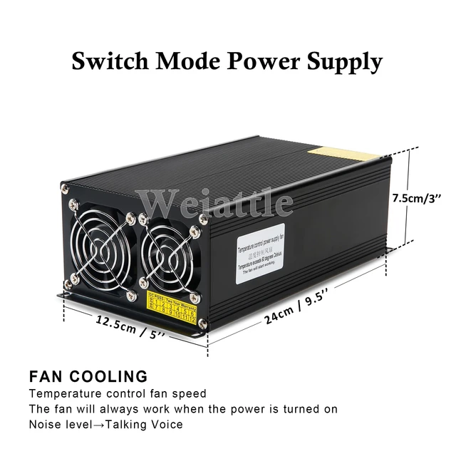 MS-300-12 Switching Power Supply 12V 25A 300W Driver for LED Strip Lights  AC 110-220V Free Shipping - AliExpress