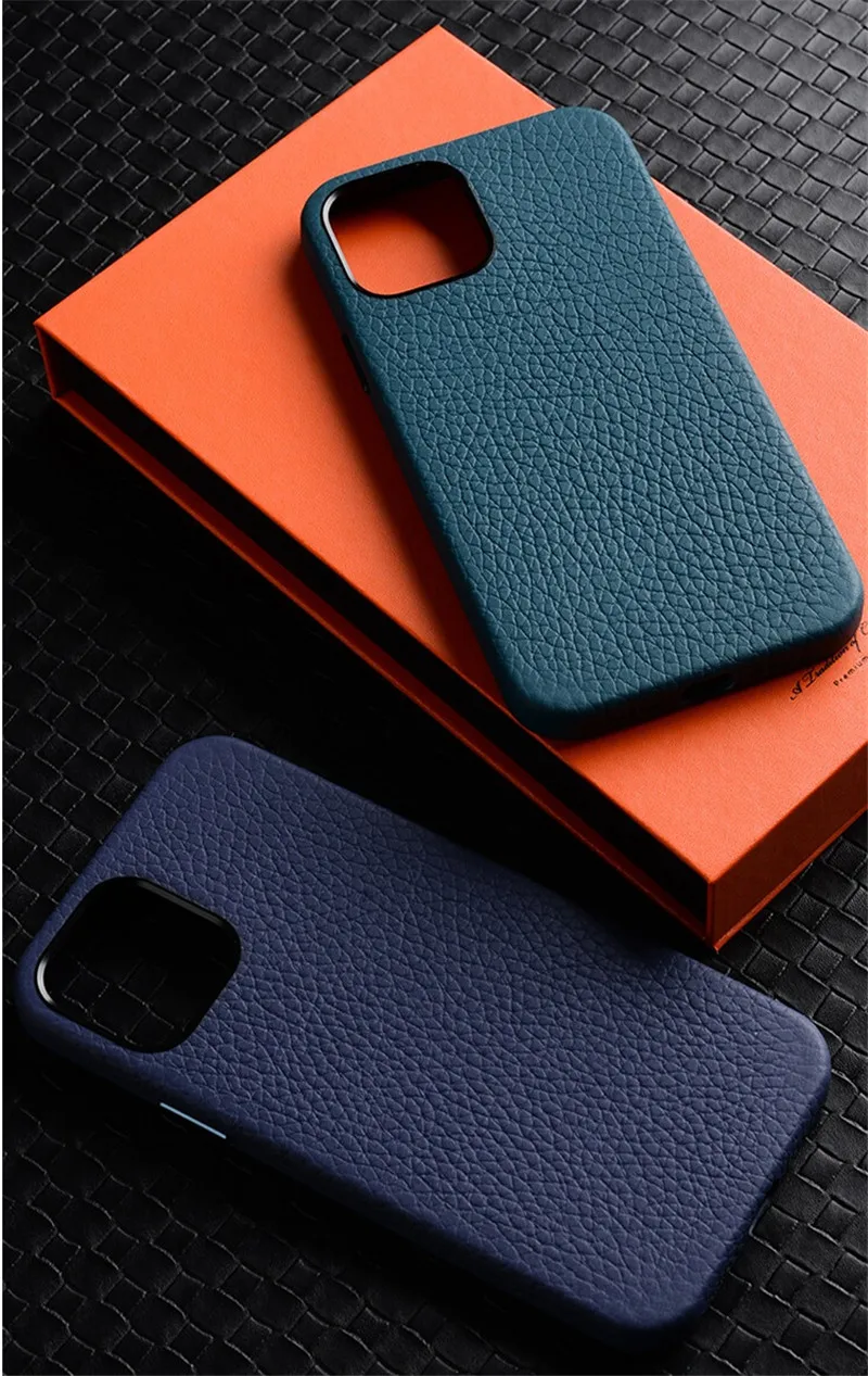 cute iphone 12 pro max cases France Imported Premium Leather Case for iPhone 12 Pro Max 13 12mini 13Pro Melkco Genuine Cowhide Business Back Cover Phone Case iphone 12 pro max case