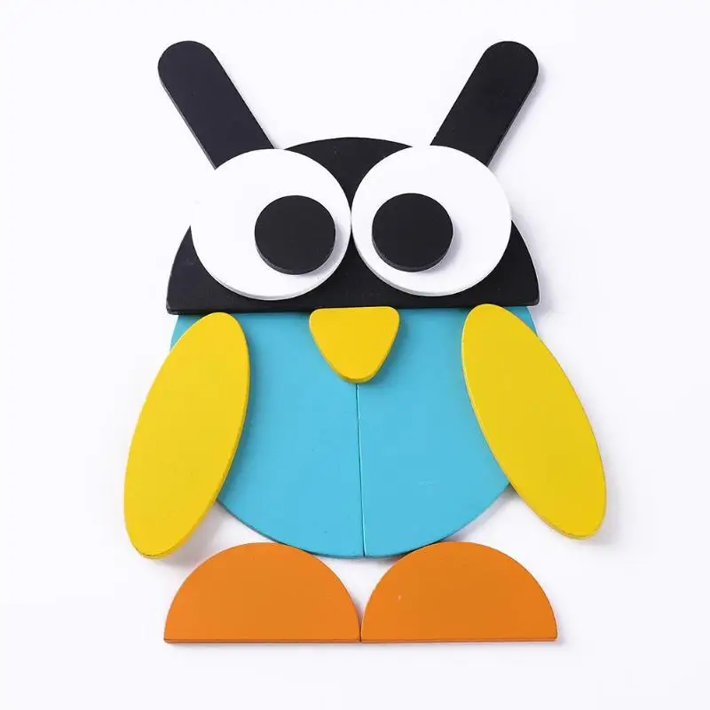 Игрушка-головоломка для детей, креативная 3D деревянная головоломка, набор для детей, обучающая головоломка Монтессори, детские развивающие игрушки для детей