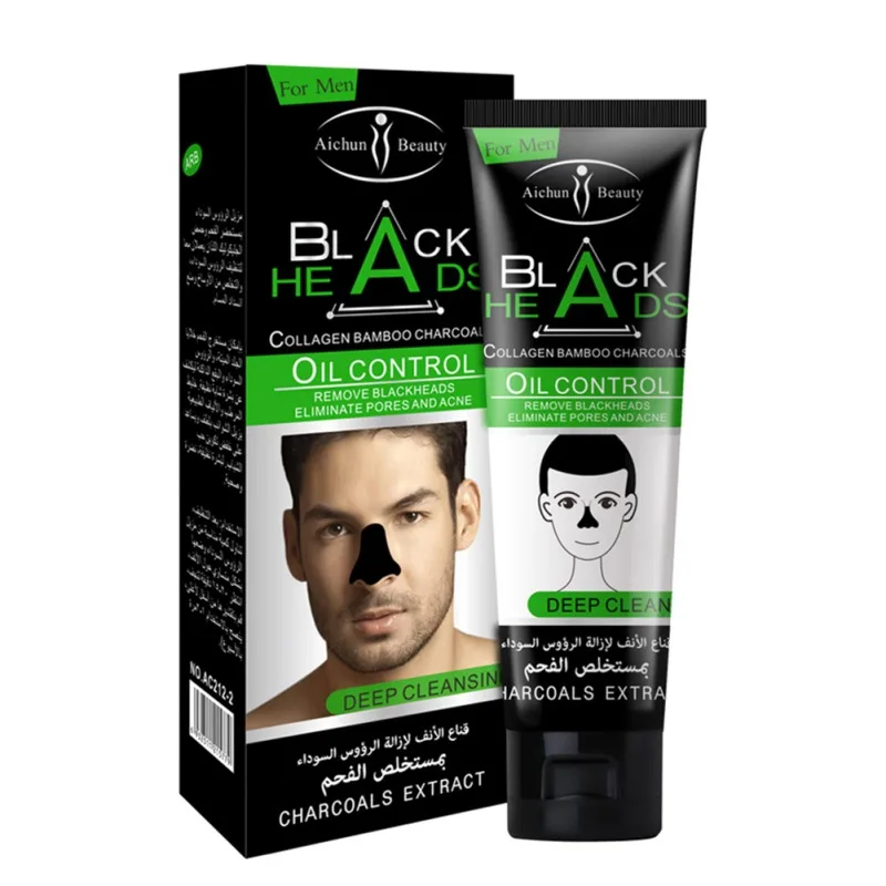 Men Powerful Blackheads Peel-off Mask Oil-control Shrinking Pores Nose Blackhead Removal Mask Nose Care - AliExpress