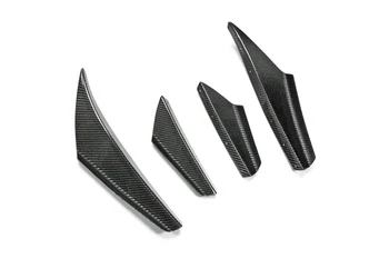 

Carbon Fiber Front Bumper Canard Glossy Finis Drfit Splitter Set Fibre Tuning Body Kit Garnish For Honda Civic EK9 (All Model)