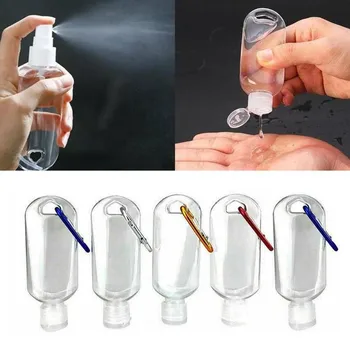 

30ml Gel Dispenser Children Disinfectant Gel Keychain Hand Sanitizer Portable Disinfectant Gel Holder Gel Dispenser Children
