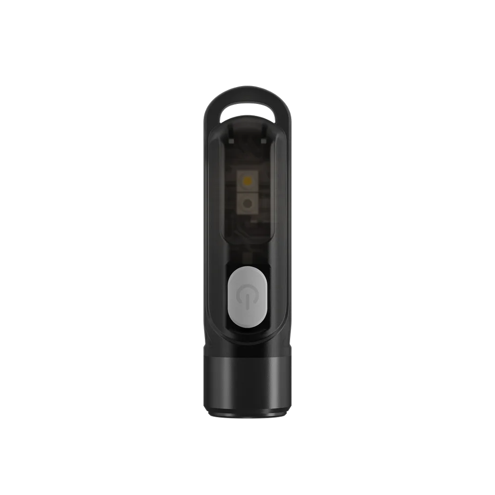 Оригинальные NITECORE TIKI / LE GITD серебристо черный Мини футуристический брелок