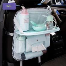 Organizador de asiento trasero de coche, bolsa de almacenamiento de asiento trasero, pantalla táctil, soporte de tableta para organizar botellas de iPad