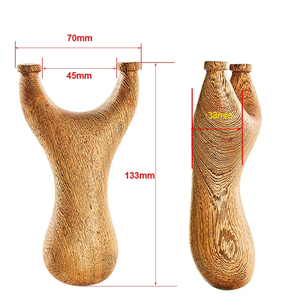 600鸡翅木飞虎弹弓尺寸