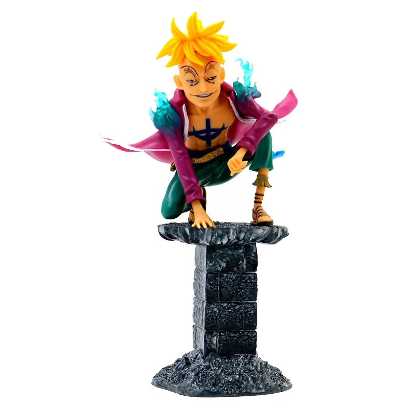 

Anime One Piece GK Marco Phoinix on the Column Action Figure Figurines Model Toys Gifts T30