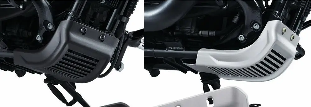 Chorme& Черный двигатель опорная пластина шасси крышка защита для Harley Sportster XL Железный 883 1200 72 XL1200V 2004