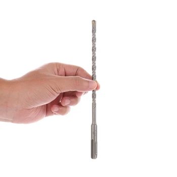 

Drill-Bits-4-Cutter SDS 6.5/7mm x 210mm Multi-Cutter Hole PunchedElectric Twist Drill For Concrete Rebar Metal Stone Punching