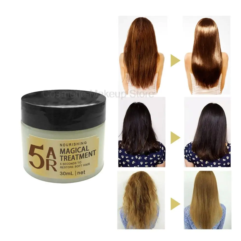 Keratin Argan Hair Treatment 5 Seconds Mask Root Repair Nourishing Supple Conditioner Moisturizing 30ml Care | Красота и здоровье