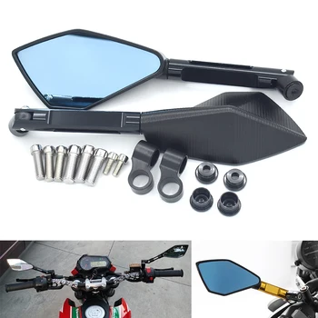 

Universal Motorcycle CNC Aluminum rearview side mirror 8mm 10mm for kawasaki suzuki honda yamaha KTM Ducati BMW Aprilia Triumph