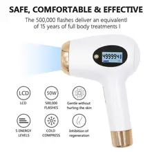 500000 вспышки системы Ipl постоянное удаление волос Лазерное Удаление волос IPL лазерный эпилятор подмышек Эпилятор Электрический эпилятор