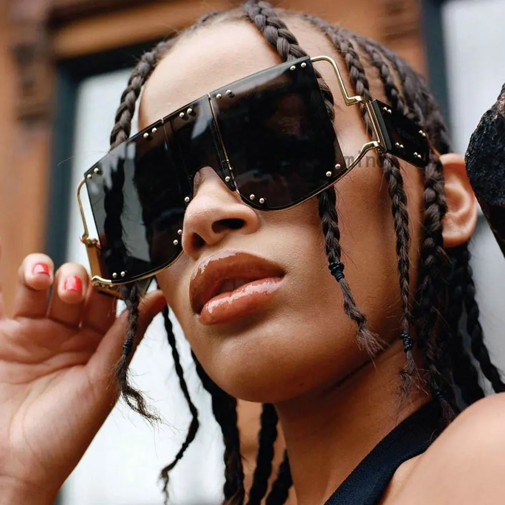 Super-Futuristic-Oversize-Shield-Visor-Sunglasses-Flat-Top-Mirrored-Mono-Lens-Fashion-Lady-Metal-Frame-rivet (4)
