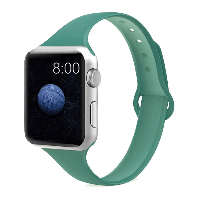 pine green Strap For Apple watch band apple watch 5 4 3 band 44mm 40mm iwatch band 42mm 38mm correa watchband belt apple watch accessories - Цвет ремешка: pine green