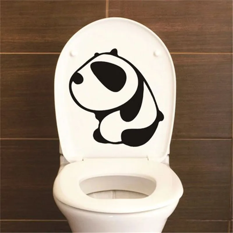 Наклейки на стену в ванную комнату с милой собакой водонепроницаемый Съемный