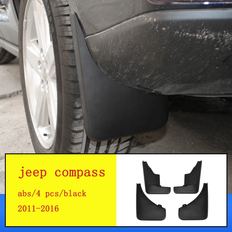 Lsrtw2017 Abs автомобильный брызговик для Jeep Grand Cherokee Компас Liberty Wrangler Renegade Cherokee - Название цвета: product picture 2