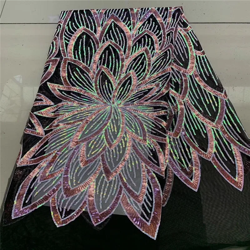 2018 High Quality African Lace Fabric green French Net Embroidery Tulle sequins For Nigerian Wedding Party Dress | Дом и сад