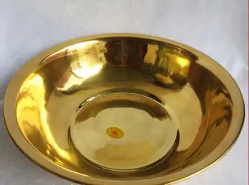 

802 Pure brass basin copper washbasin, copper foot bath tub, wedding basin