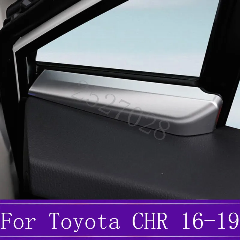 Для Toyota CHR C-HR ABS углеродное волокно автомобиля боковой столб пост крышка отделка Литье украшение автомобиля аксессуары для интерьера