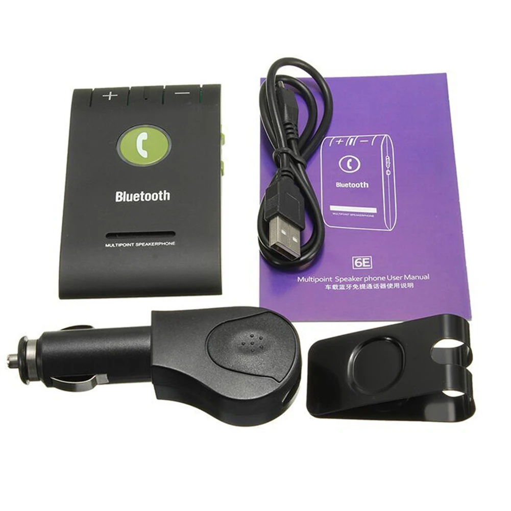 Bluetooth Handsfree Магнитный козырек клип крепление в автомобиль авто беспроводной динамик телефон