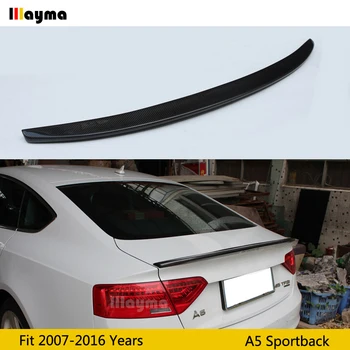 

S5 style Carbon fiber rear trunk spoiler For Audi A5 4door Sportback 2007-2016 years Car spoiler Wing (Not fit Sline s5 rs5)