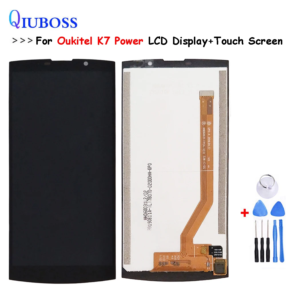 Pаспродажа Для 6,0 дюймов Oukitel K7 power font b lcd b font дисплей + сенсорный экран 100% протестированный экран дигитайзер сборка Замена для K7 power