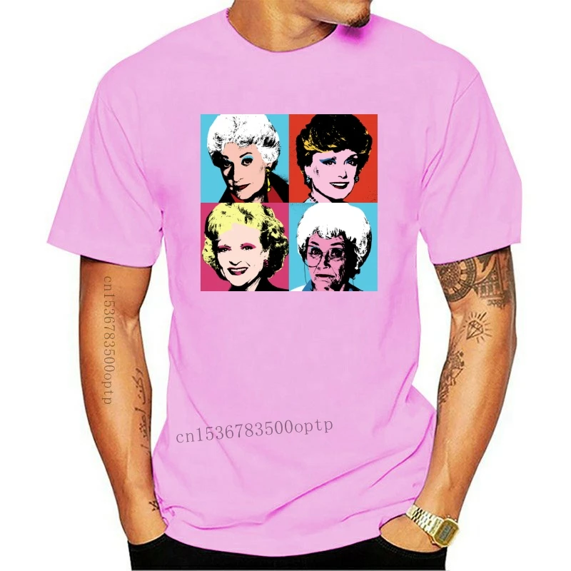 Новинка Мужская футболка с надписью Golden Warhol для девочек женская | одежда
