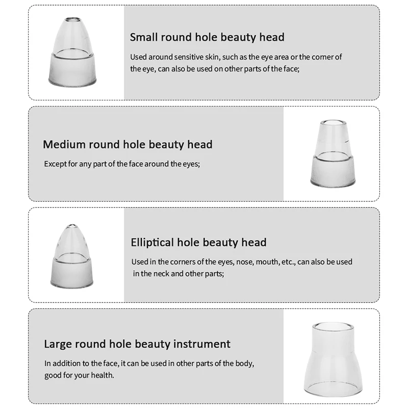 Электрический Очиститель пор для лица удаления угрей вакуумное всасывание