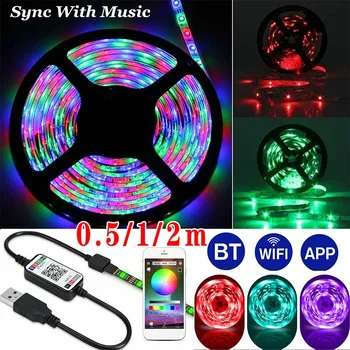 

Bluetooth Wifi Led Strip Light Rgb Tape Usb 5v for TV LED Lights Pc Backlight Lamp Waterproof Ruban Tiras Smd 2835 Flexible Neon