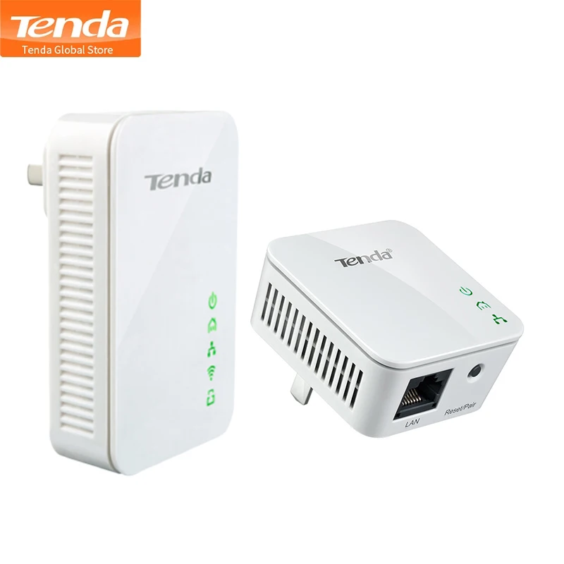 Адаптер Ethernet Tenda PA202 беспроводной с Wi Fi роутером/ноутбуком|Сетевые адаптеры c