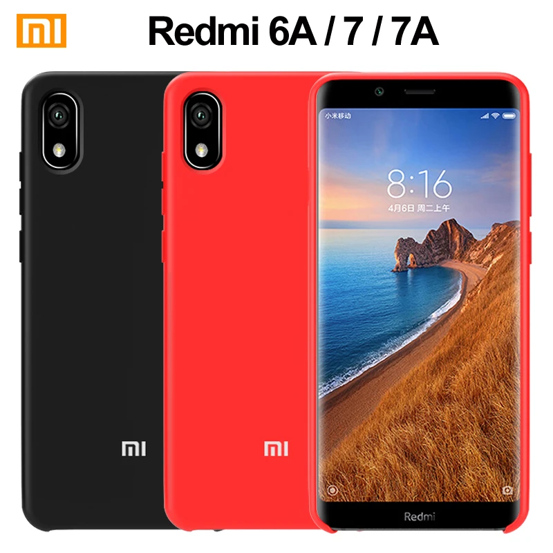 

For Redmi 7A Case Liquid Silicone Soft Protection Back Cover for Xiaomi Redmi 6A 7 7A 8A Note 5 6 7 8 K20 Pro Case Fundas