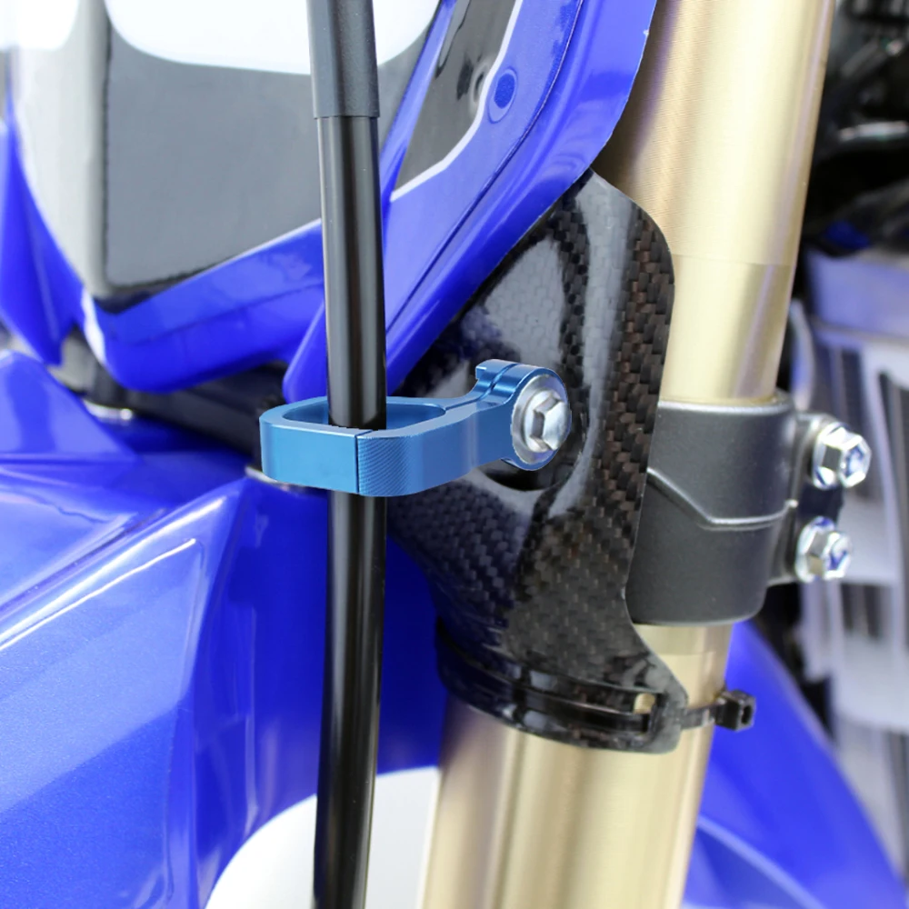 Front Brake Hose Line Hose Holder Clamp Cable Guide For Yamaha YZ250F YZ450F WR250F WR450F YZ250FX YZ450FX CNC Accessories