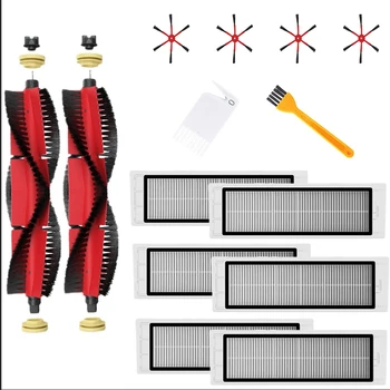

for New Mi Roborock Vacuum Cleaner Parts Of 4 Side Brush2 Roller Brush 6 HEPA Filter for Mi Roborock Vacuum Cleaner Accessories