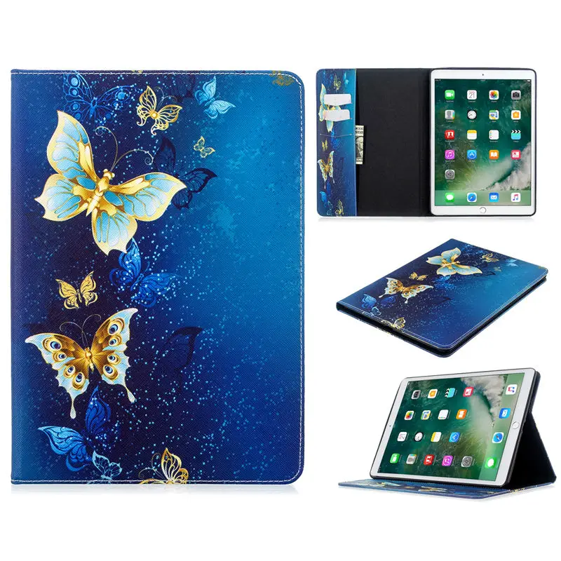 Чехол для iPad 10,2 7-го поколения, Чехол для iPad Pro 10,5 Air 3, чехол для планшета, Модный чехол-подставка с рисунком+ подарок - Цвет: 011