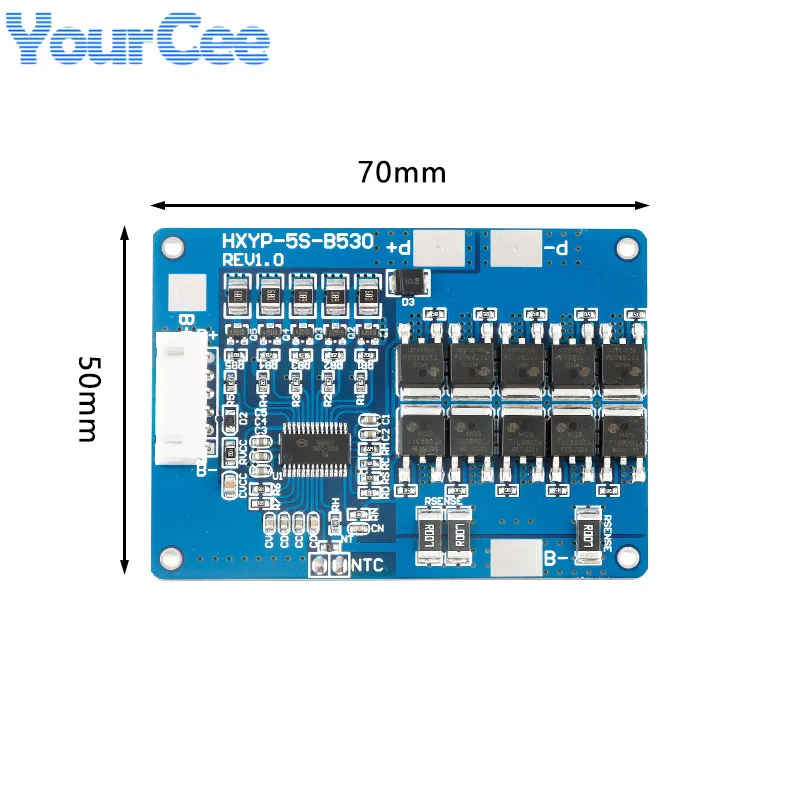 5S 18.5V 21V 15A BMS Li-ion Battery Charger Protection Board | Cyber Connect - Foto 7