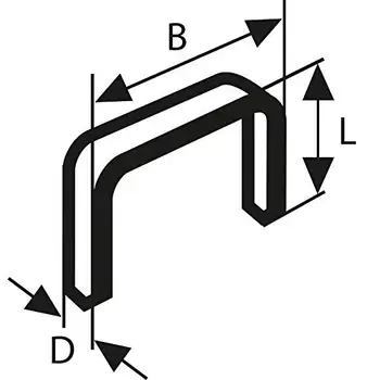 

Bosch Professional 1 609 200 369 pneumatic Claver, 11,4x0,74x18mm