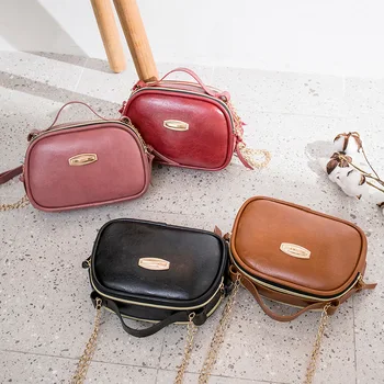 

New Grace Women Fashion Bag Solid Color High Quality Handbag Luxury Messenger Bag Soft pu Leather Shoulder Ladies Crossbody Bags