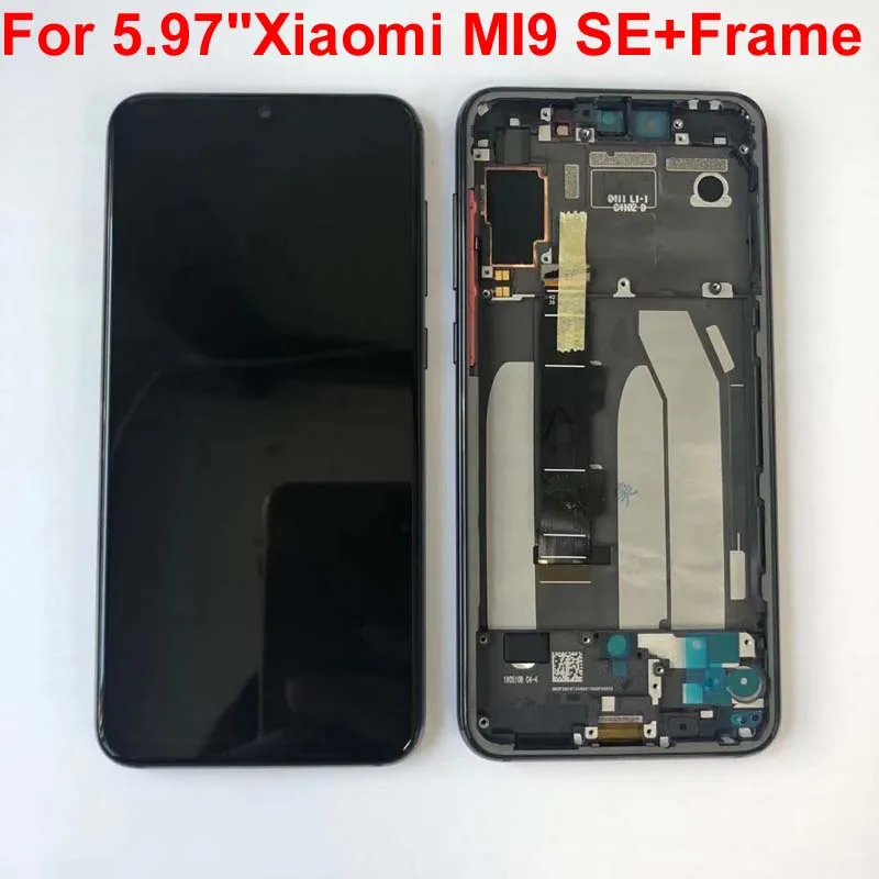 Для 5,9" Xiao mi 9 SE mi 9 SE AMOLED ЖК-дисплей с рамкой+ сенсорный экран дигитайзер для mi 9SE дисплей
